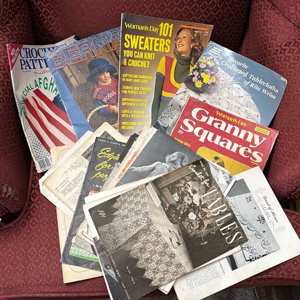 Vintage pattern books
